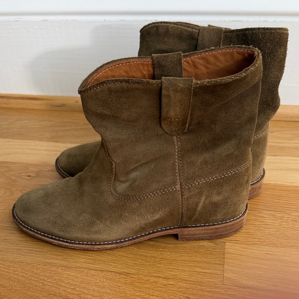 Isabel Marant Brown Suede Ankle Boots